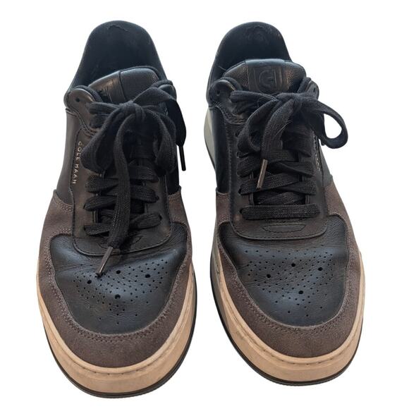 Cole Haan Other - Cole Haan Men's GrandPro Leather Crossover Sneakers Size 10.5 Black Gray Foam